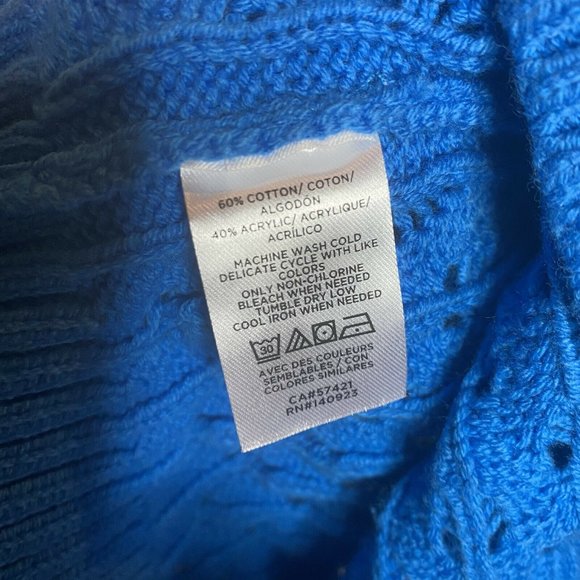 Loft Plus | NWT! Blue Sweater Plus Size 20/22 - Picture 3 of 5